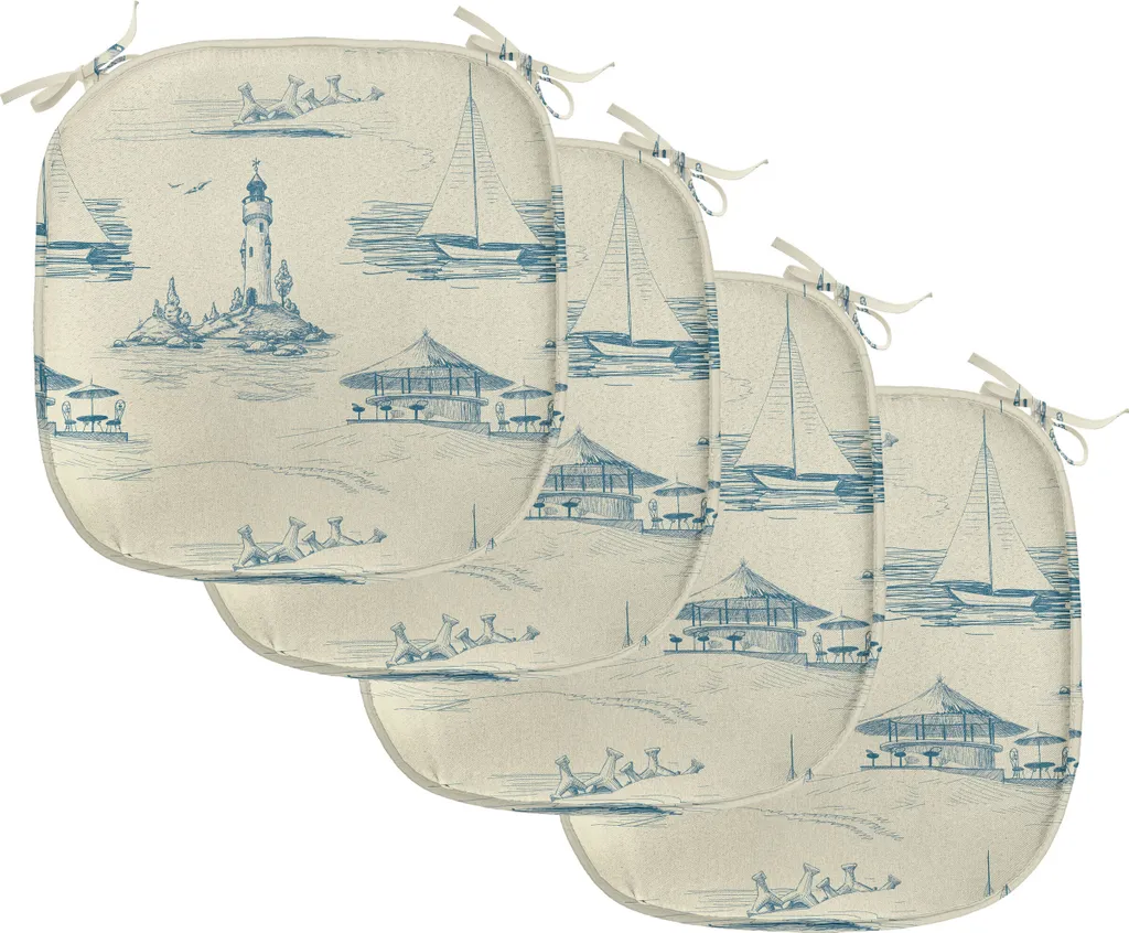 Coussin de Chaise Anti-Glisse et Imperméable pour Repas Confortables
