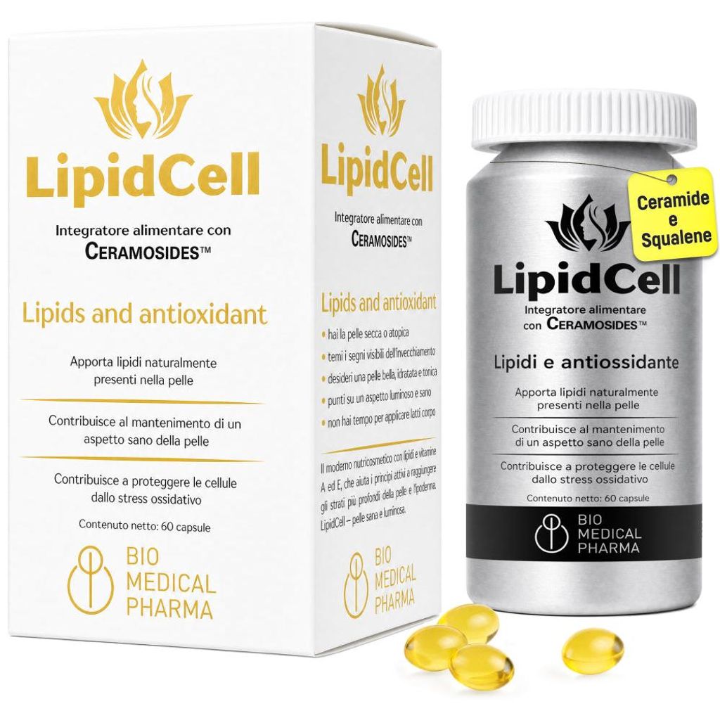 Integratore Pelle Ceramidi CERAMOSIDES con Squalene - 60 Immagine del prodotto 