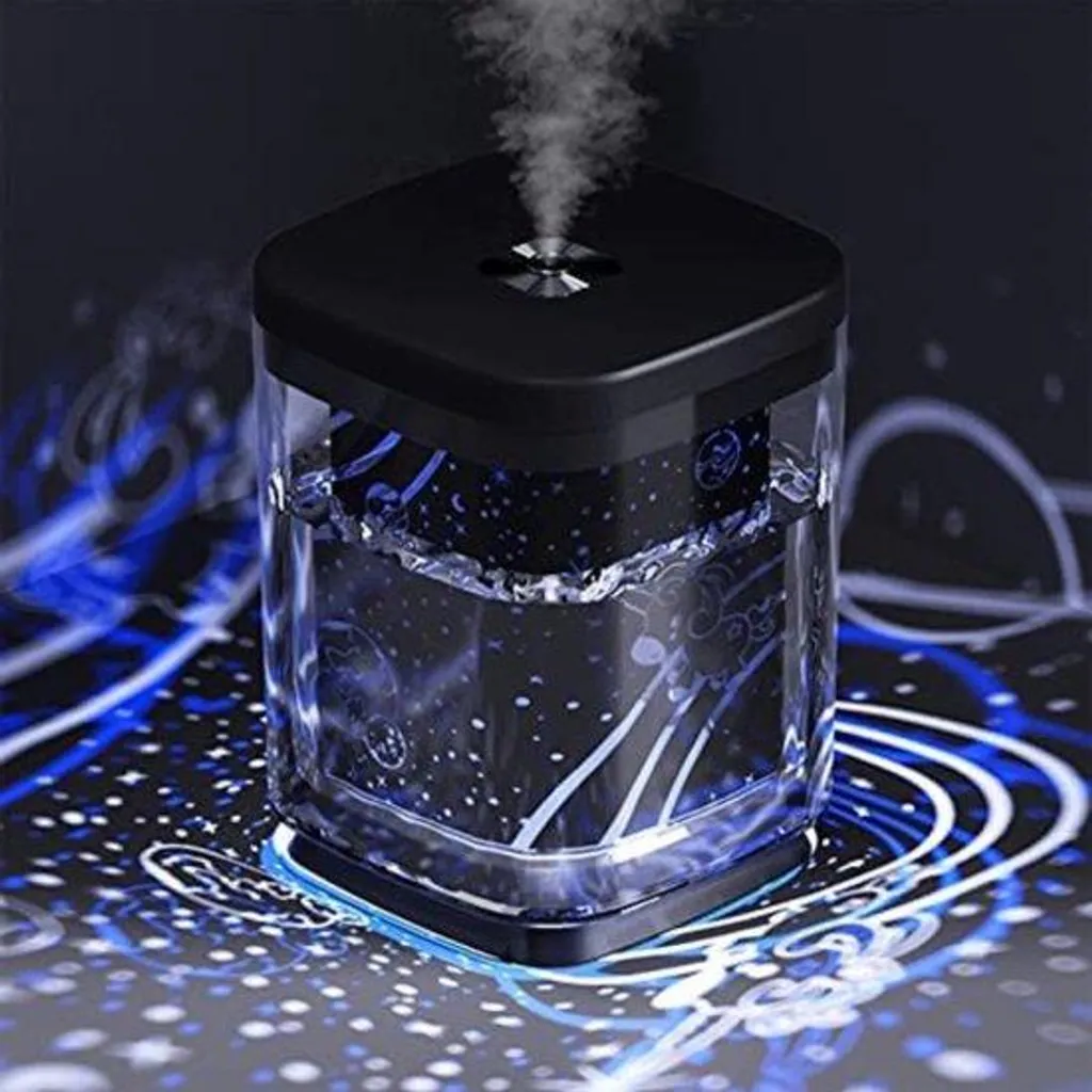 Humidificateur spécial chambre d'enfant noir pour un sommeil apaisé