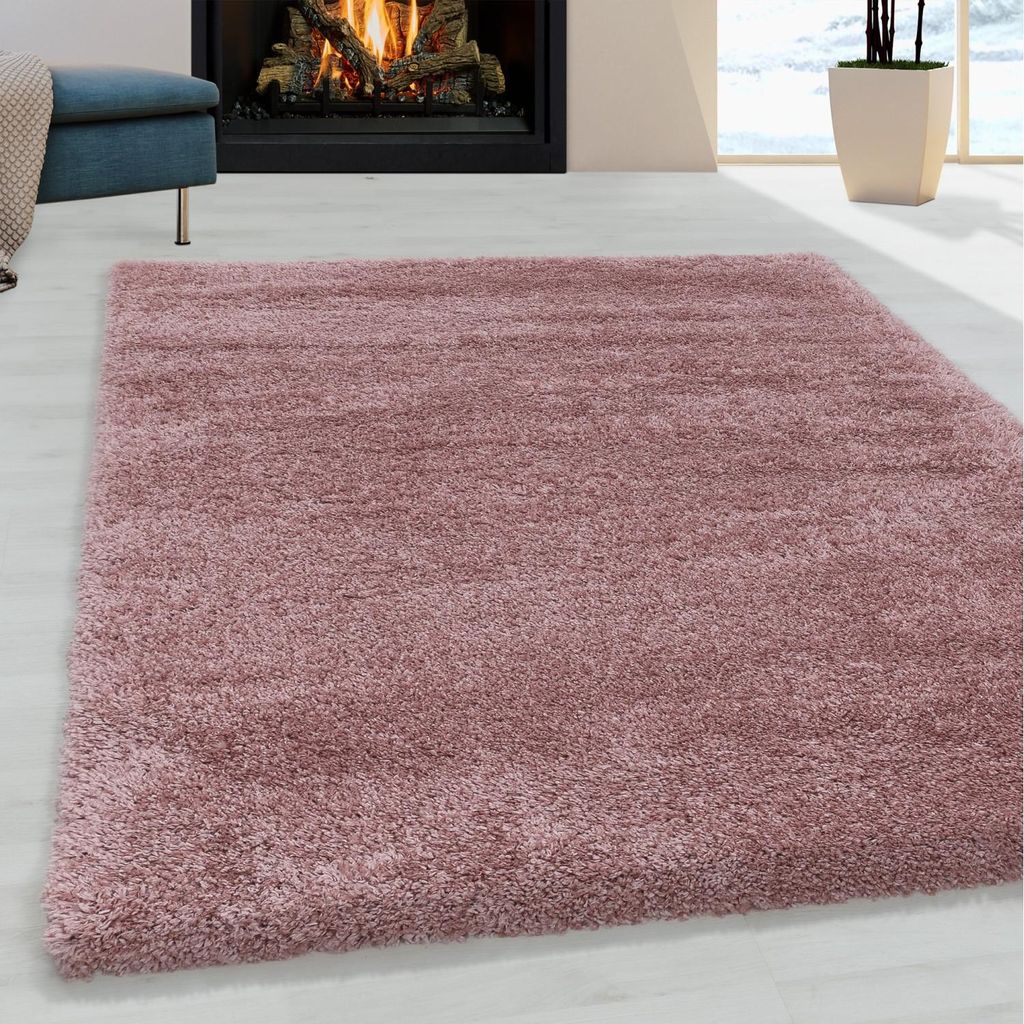 Flauschiger Wohnzimmerteppich, angenehm weicher Produktbild 