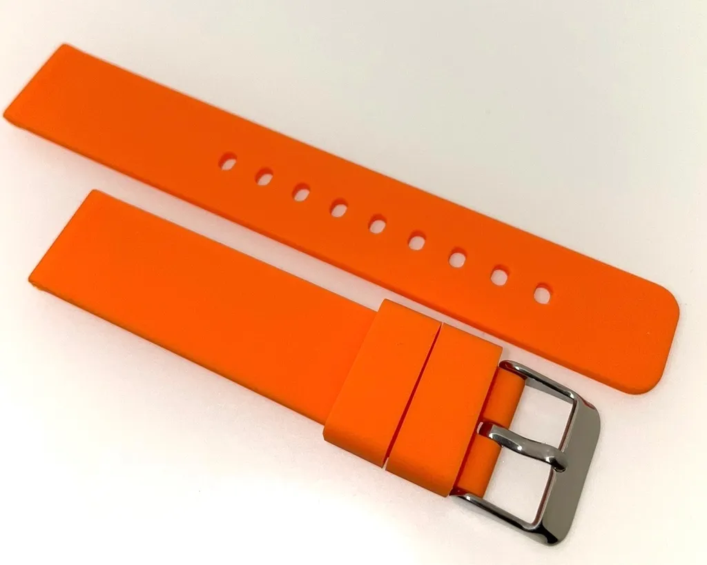 Cinturino Orologio Bremen Arancione 18mm | Vera Pelle Made in Italy