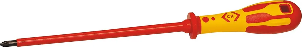 Tournevis isolé Pozidriv PZ2 x 200 mm C.K Dextro VDE pour travaux électriques