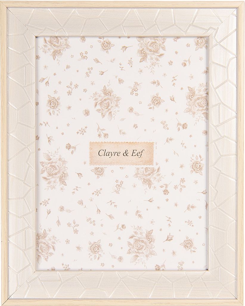 Clayre & Eef Rám na obraz 15x20 cm béžový plast Obrázok produktu 
