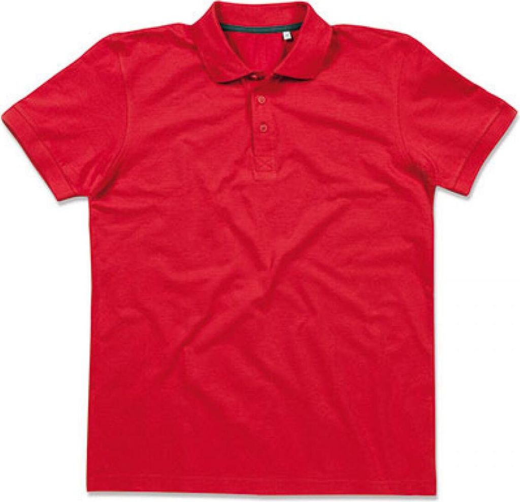 Stedman ST9060 | Herren Harper Polo Short Sleeve - Farbe: Crimson Red - Größe: XXL