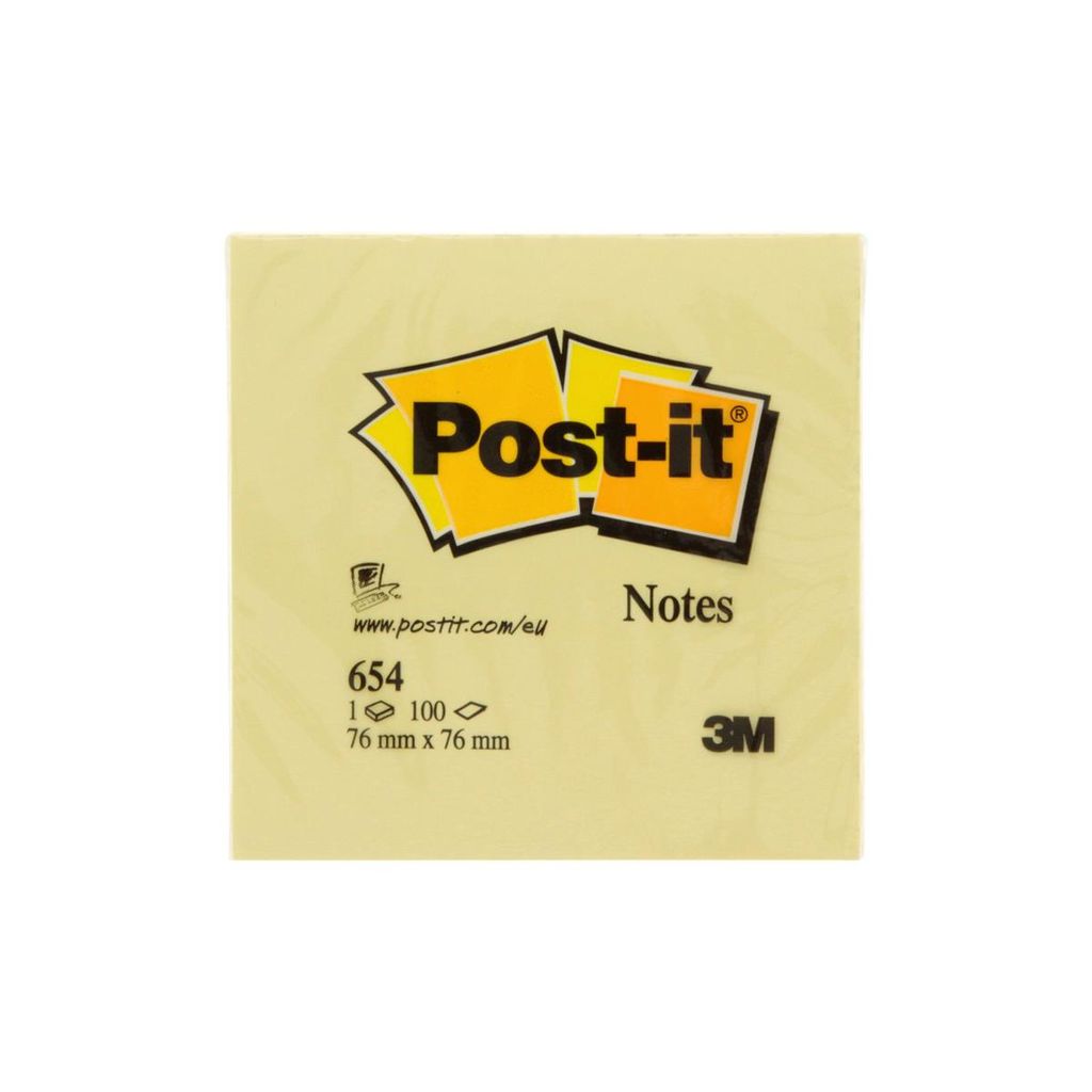 Post-It 6820-CY-W10, Quadratisch, Gelb, Papier, 76 mm, 76 Produktbild 