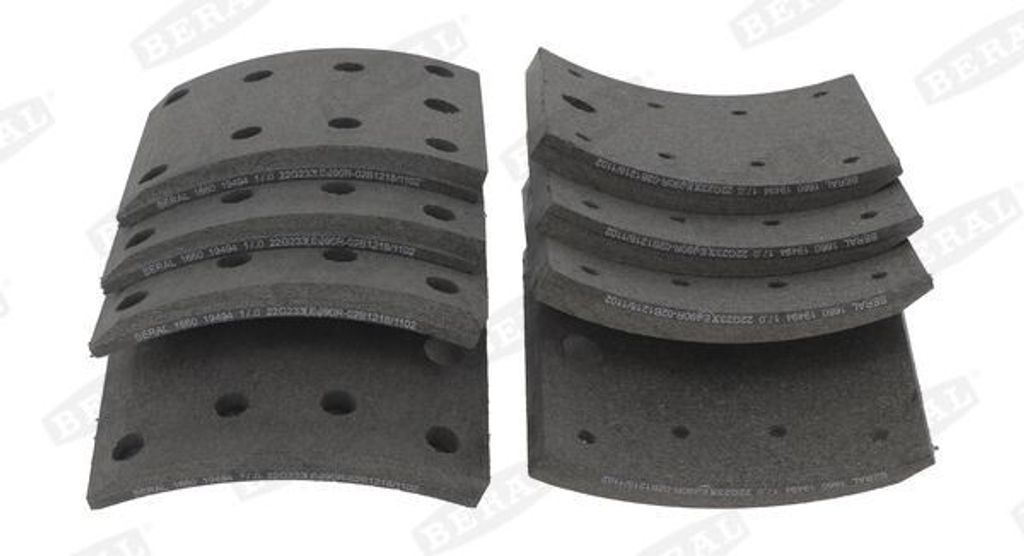 BERAL Bremsbacken Bremsbackensatz KBL19494.9-1660 passend für MERCEDES-BENZ ACTROS 17mm 163mm 6,3kg