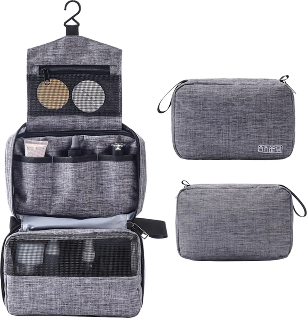 Borsa Toilette Donna e Bambino: Beauty Case con Gancio Impermeabile