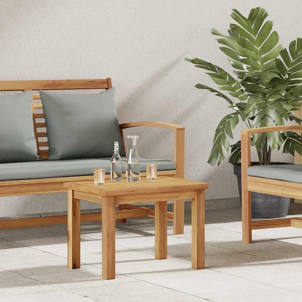 Möbel Couchtisch Braun 50 x 35 x 36 cm Massives Teakholz - Gartentische 42002301