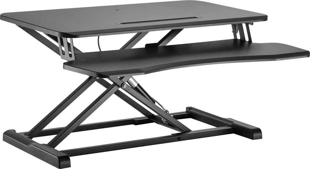 LogiLink Sitz-Steh Workstation für 1 Monitor schwarz höhenverstellbar 110-505 mm