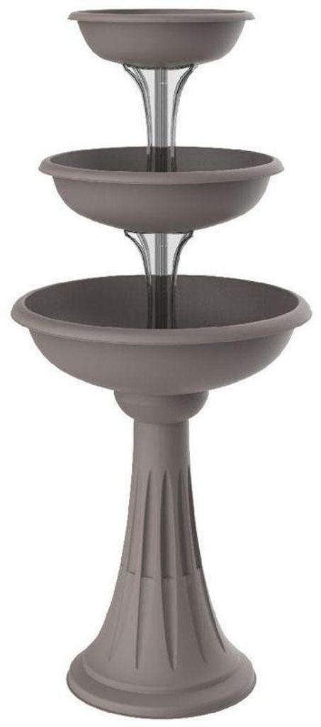 Pot de fleurs design - Trevy - D 50 x H 114 cm - Gris Image du produit 