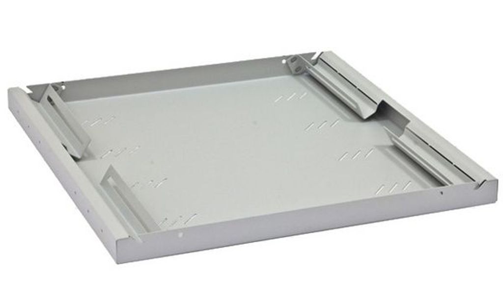 Triton Shelf with perforation 1U 150mm, Cremefarben, Grau