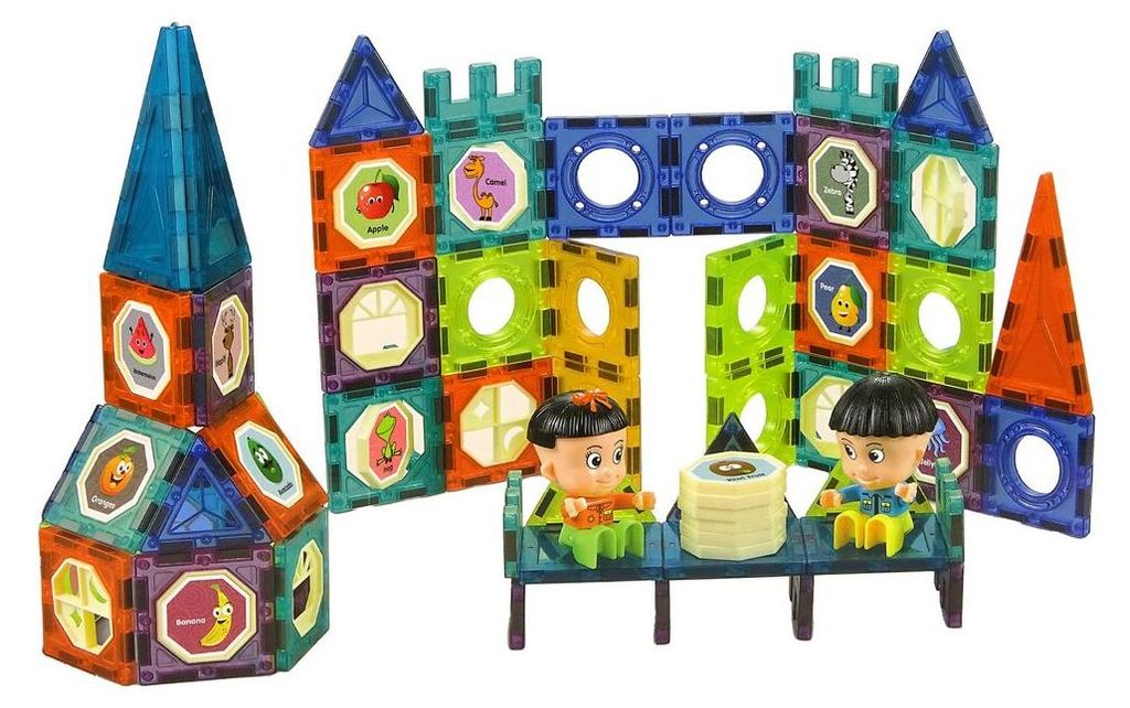 Magic Magnetic Blocks Magnet Bausteine Set Kinder
