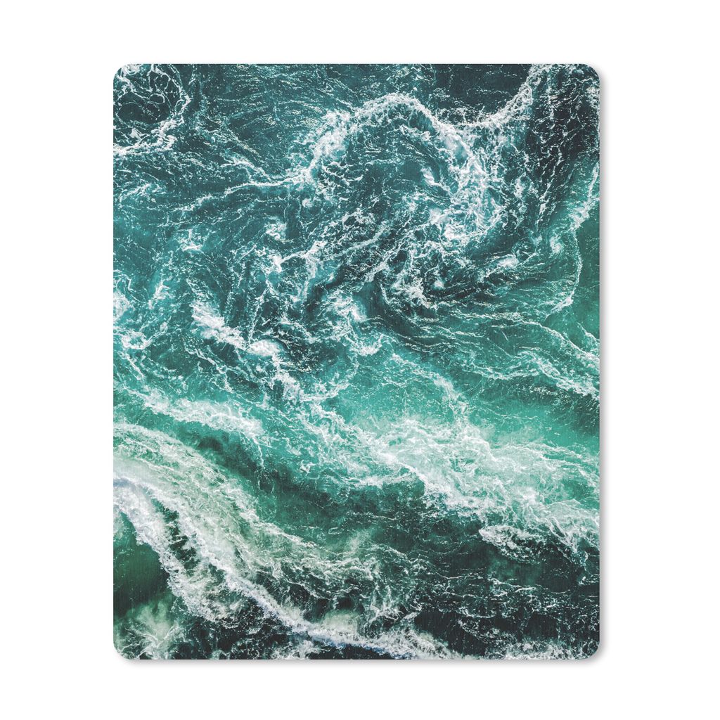 MuchoWow Mauspad Mousepad Ozean - Wasser - Meer - Luxus - Grün - Türkis 19x23 cm - Mousepads - Maus Mat - Pad - Mausunterlage - Mauspads - Spielen