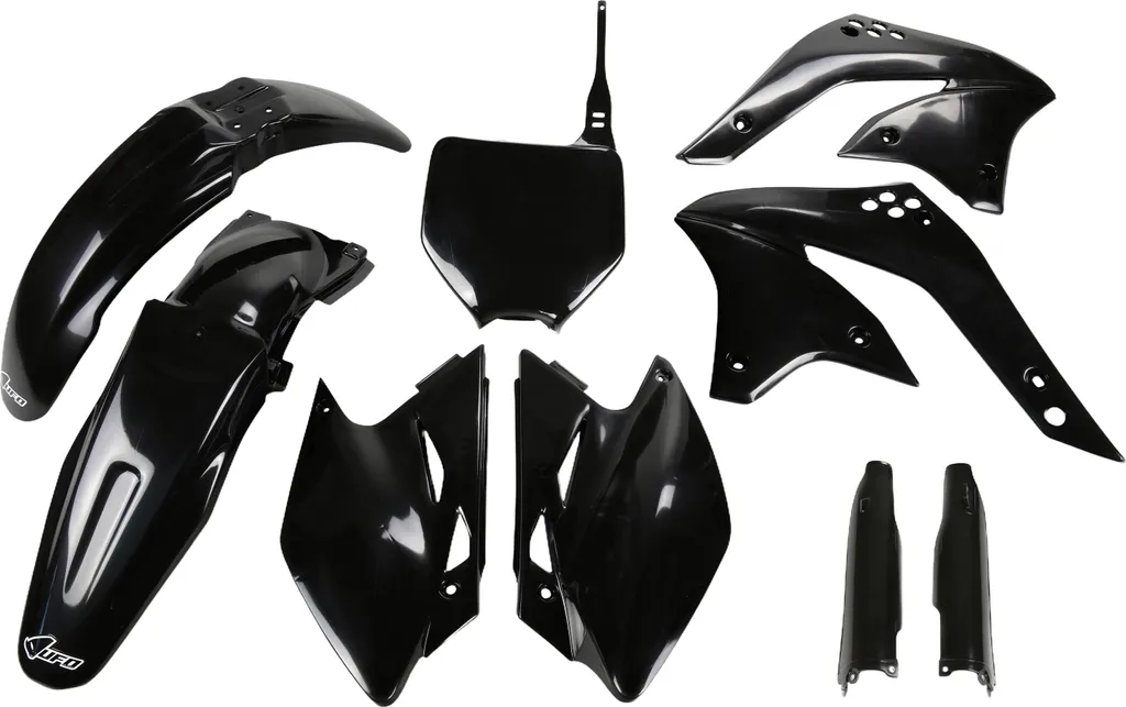Kit plastique UFO Kawasaki KXF 450 2006 KAKIT205F-001 Noir Intégral
