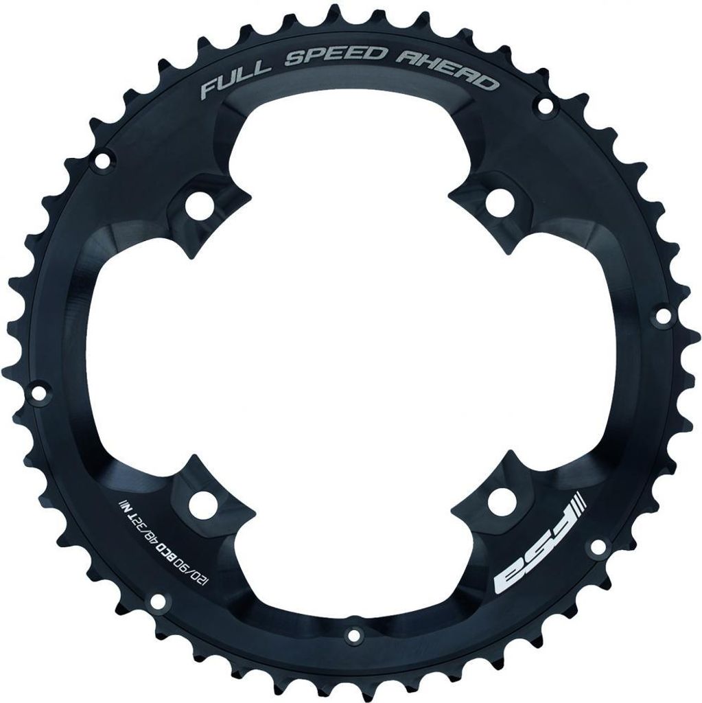 FSA Kettenblatt Road Powerbox Stealth 4-Arm 120 mm x 48 T Schwarz - 128 g Lei...