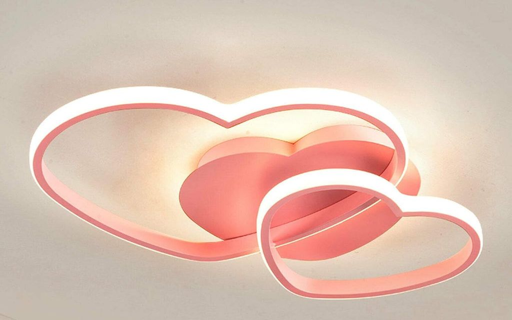Stmívatelné stropní světlo Love Heart LED Moderní stropní Obrázek produktu 
