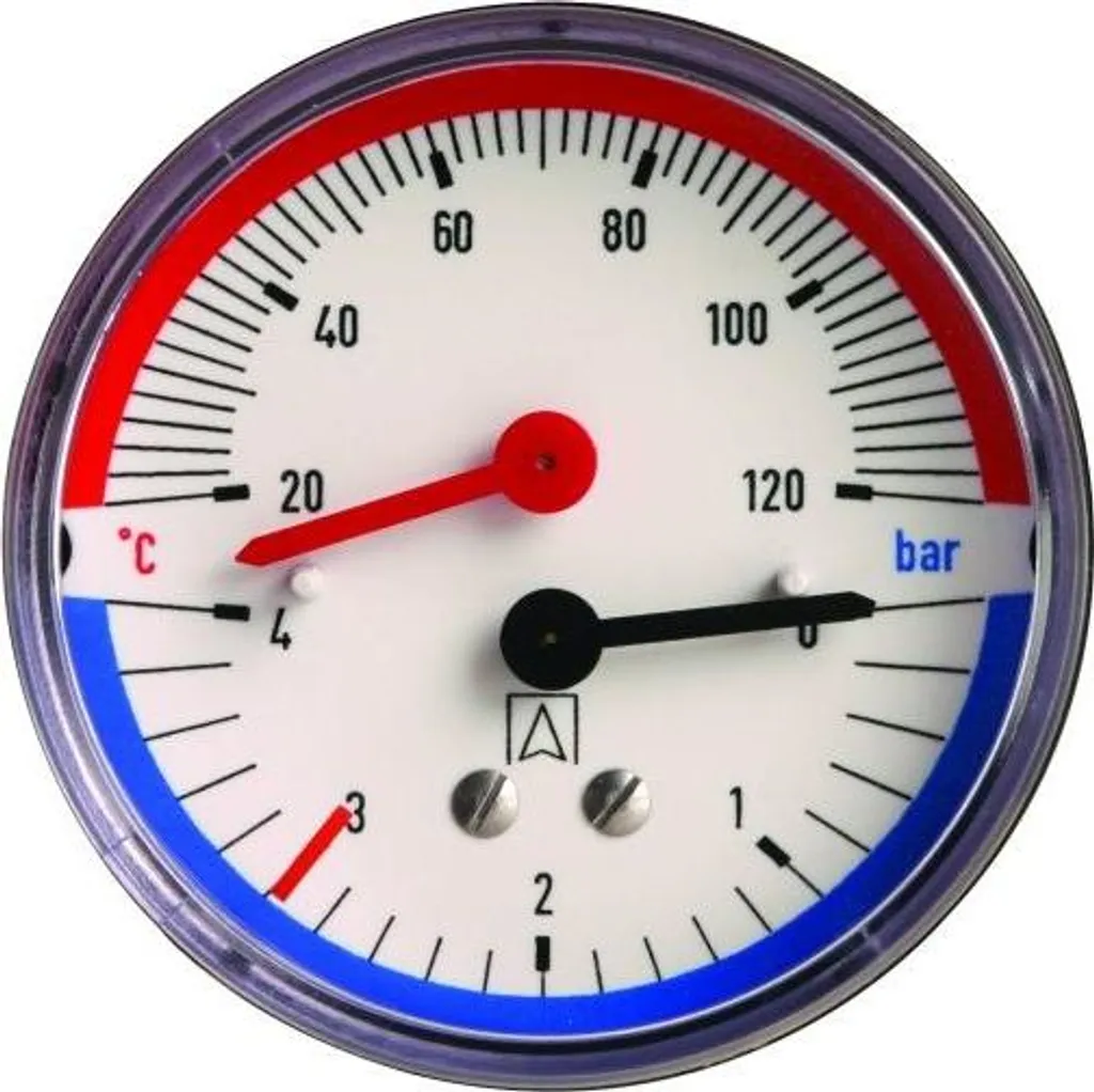 Thermomanomètre TM80 4 bar - Double Mesure Pression et Température