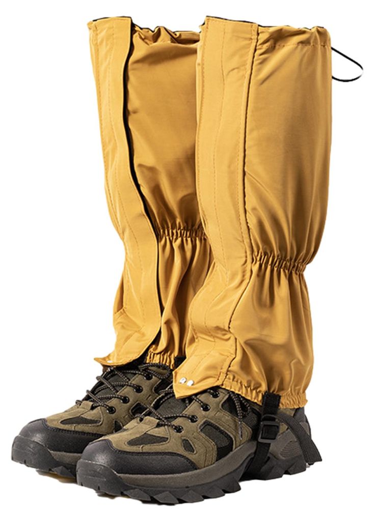 1 Paar verstellbare Outdoor-Gamaschen für Damen und Herren zum Wandern, Klettern, Skifahren, Jagen, Sandschutz, Schneestiefel-Gamaschen, Beinschut...