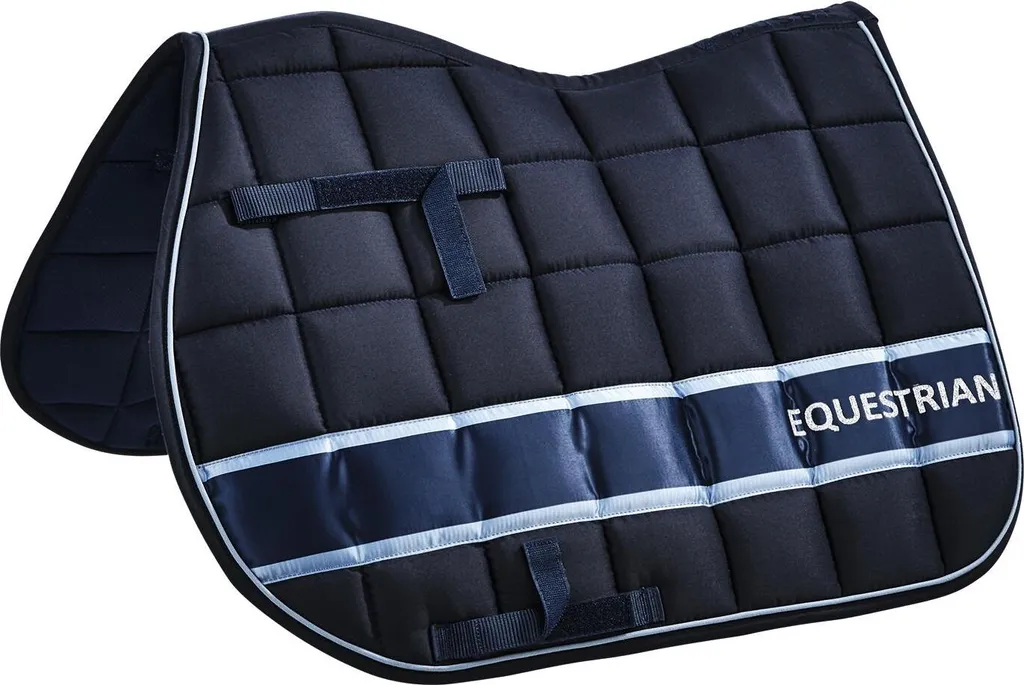 Tapis de selle Busse Drammen respirant, chabraque marine et bleu WB VB