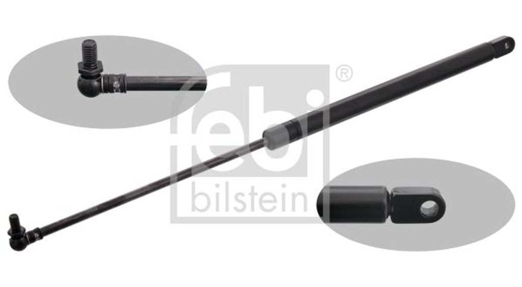 FEBI BILSTEIN 49808 Gasfeder Heckklappendämpfer für SCANIA INTERLINK 500mm