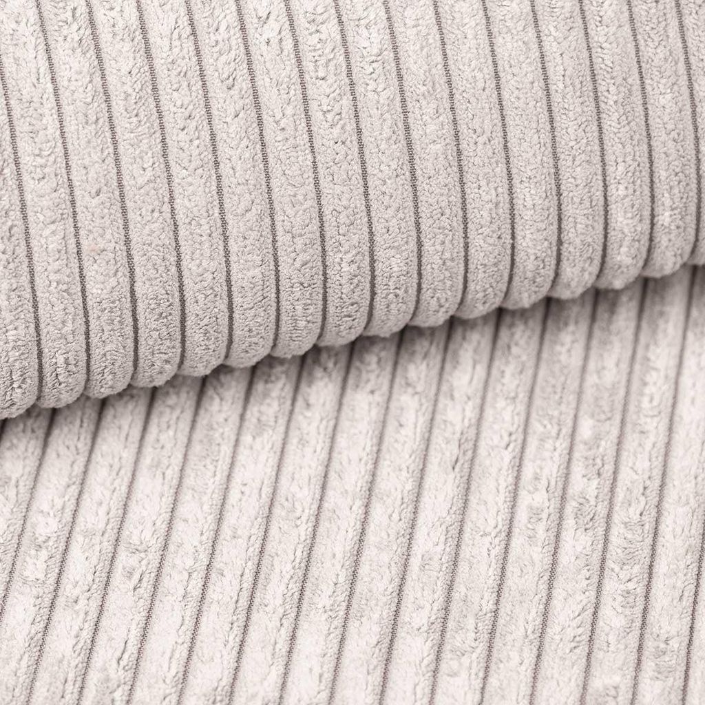 Ecksofa Silvano L-Form mit Bettkasten und Schlaffunktion Cord. Seite: Rechts, Stoff: Posso 100