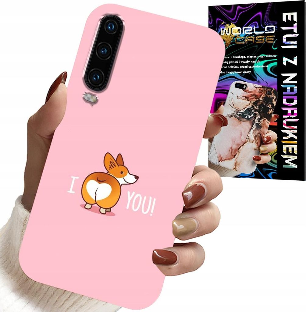 Fall Für Huawei P30 - Lustige Designs Ich Liebe Dich Hund Fall