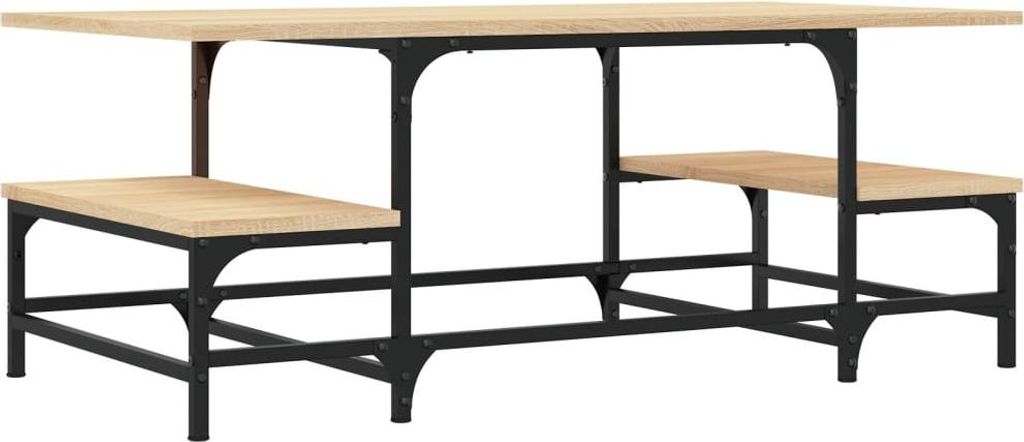 vidaXL Couchtisch Sonoma-Eiche 100x50,5x40 cm Holzwerkstoff