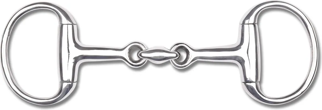 Mors de filet olive double brisure pour poney équipement équitation