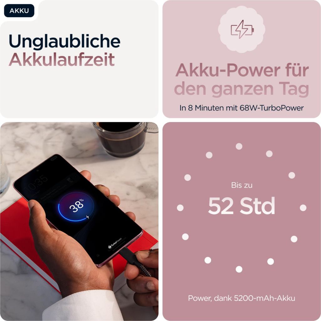 edge60 Fusion 5G 8GB + 256GB Smartfon Zephyr Zdjęcie produktu 