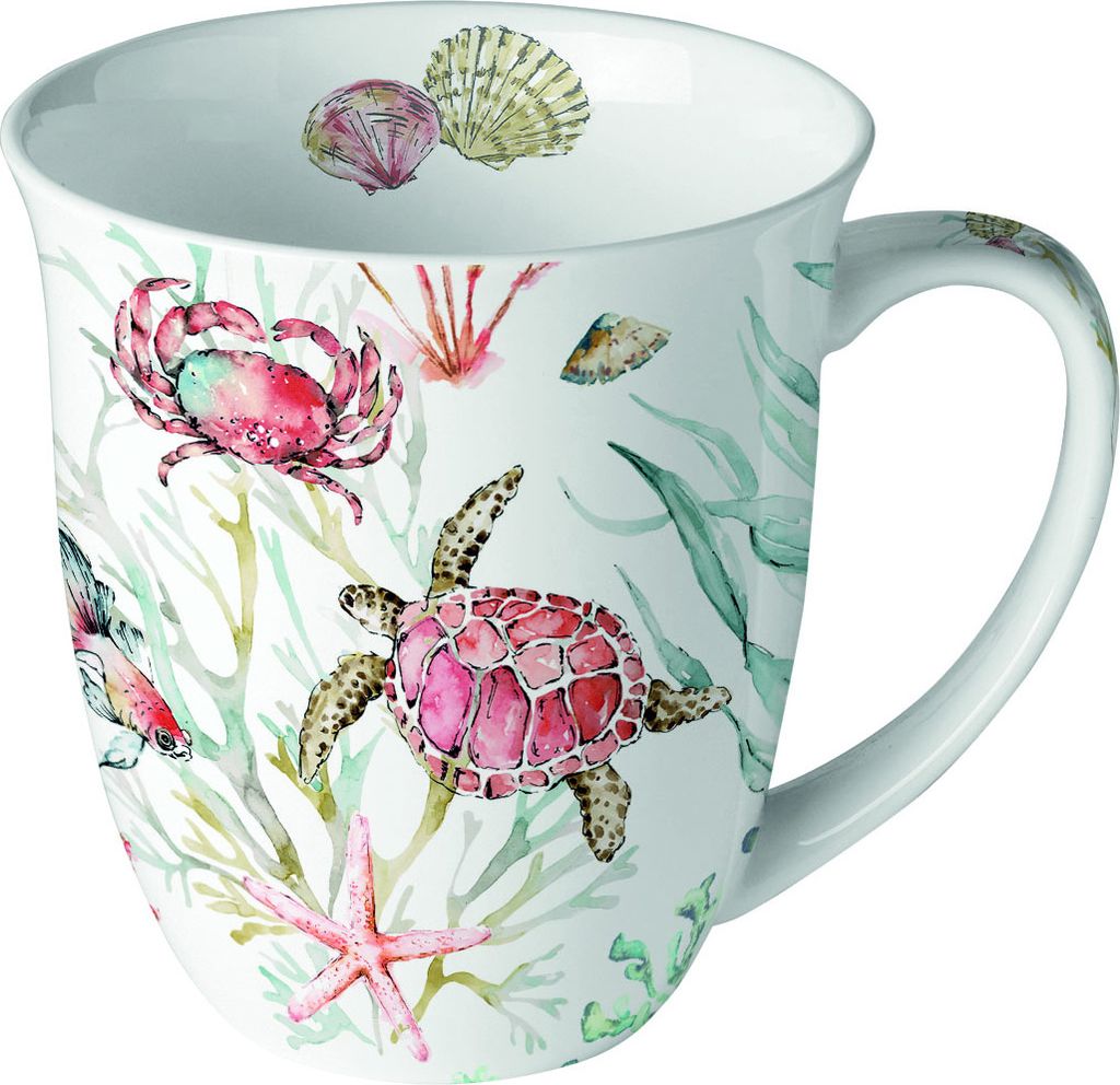 RP Tasse aus Porzellan Sea Animals - Meerestiere an Produktbild 