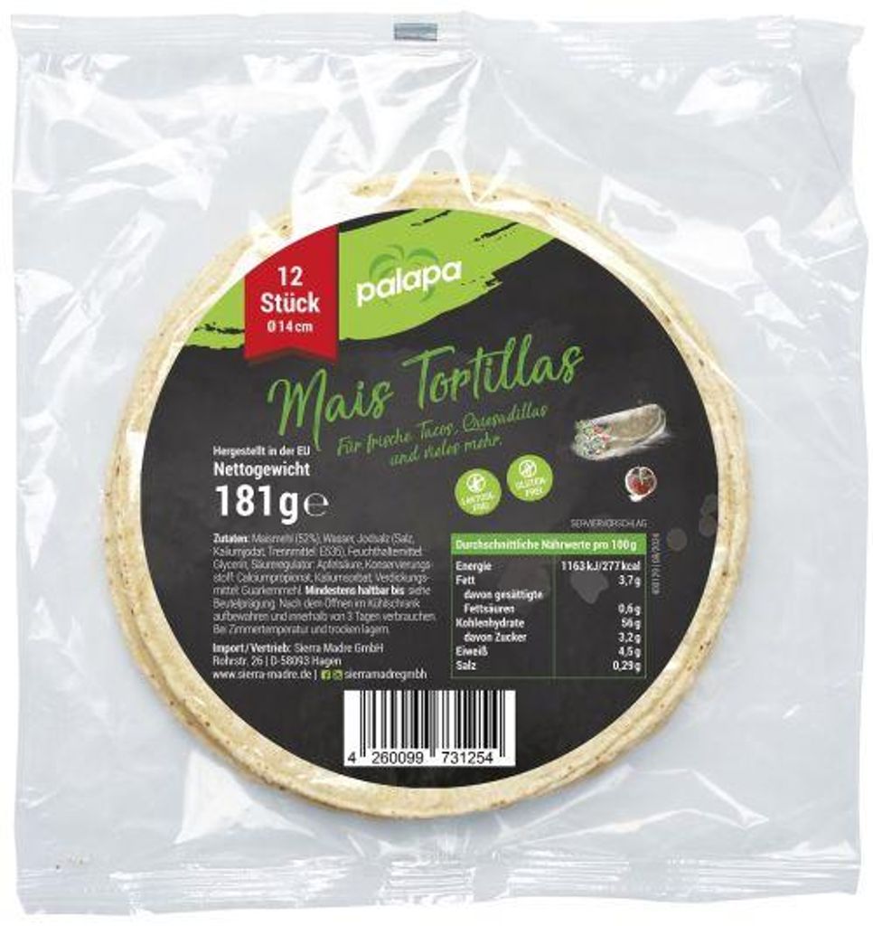 La Costena Maistortilla frisch 14 cm Produktbild 