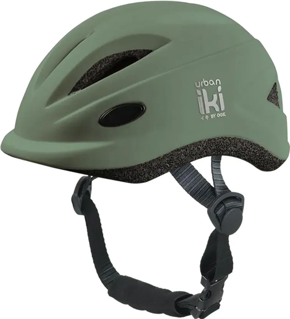 Casque de Vélo Junior Urban Iki XS Vert - Équipement de Protection Enfant