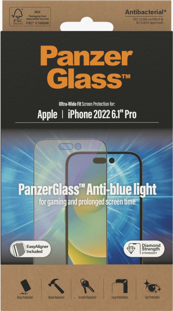 PanzerGlass™ iPhone 14 Pro - Anti-blue light Anti-blue Produktbild 3