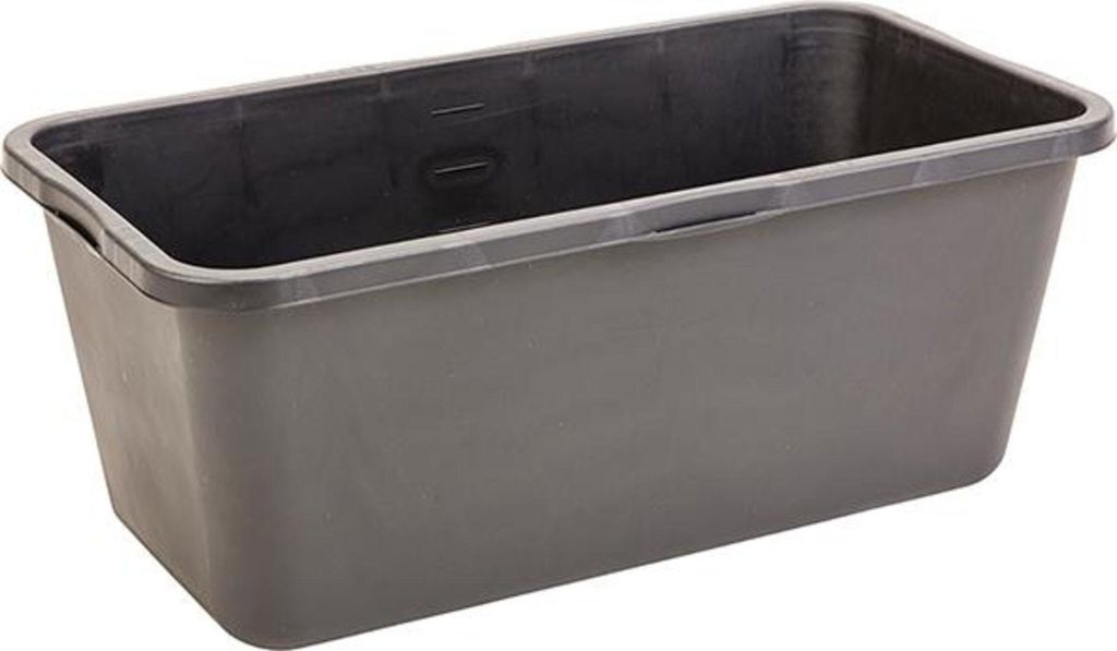 Toolland HED100060N, Bauwanne, Rechteckig, Schwarz, 65 l, Produktbild 