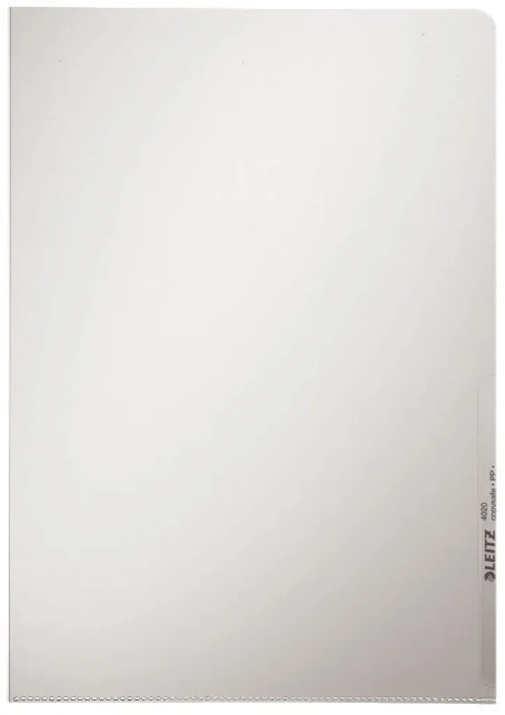 Leitz 4020 Copertina A4 Trasparente 0.16mm - Protezione Rigida Premium