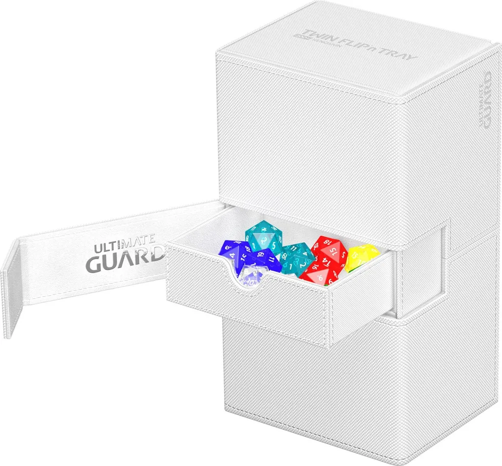Ultimate Guard Twin Flip'n'Tray 200+ Xenoskin Blanc - Double Deck Box - 5