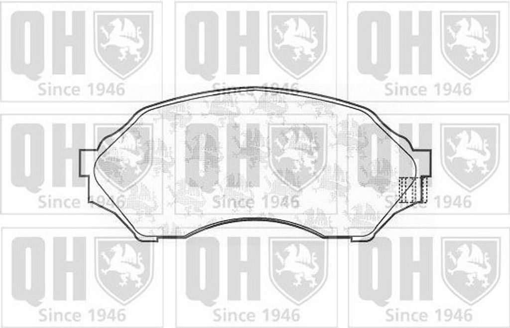 QUINTON HAZELL Bremsbeläge Satz Vorne Bremsklötze für MAZDA 323 F VI (BJ) BP1094