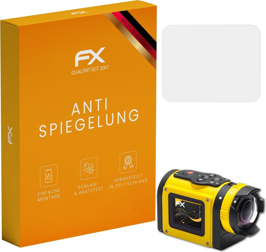 atFoliX FX-Antireflex 3x Schutzfolie kompatibel mit Kodak PixPro SP1 Displayfolie