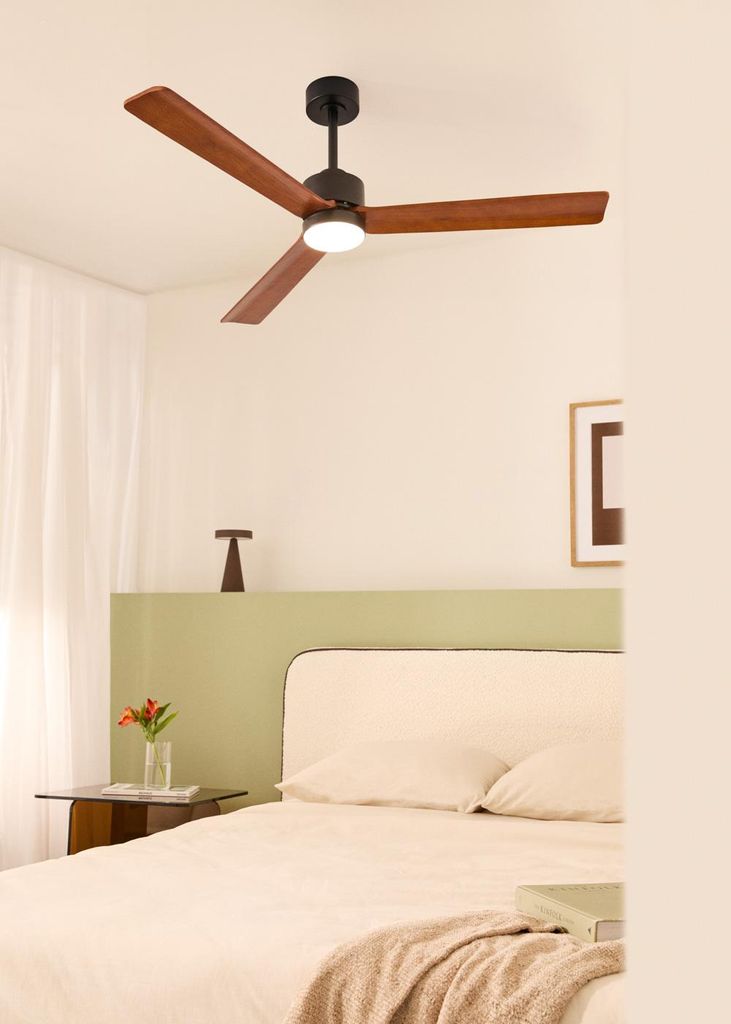 WIND MODERN - Leiser 40W Deckenventilator mit LED-Licht in verschiedenen Größen erhältlich