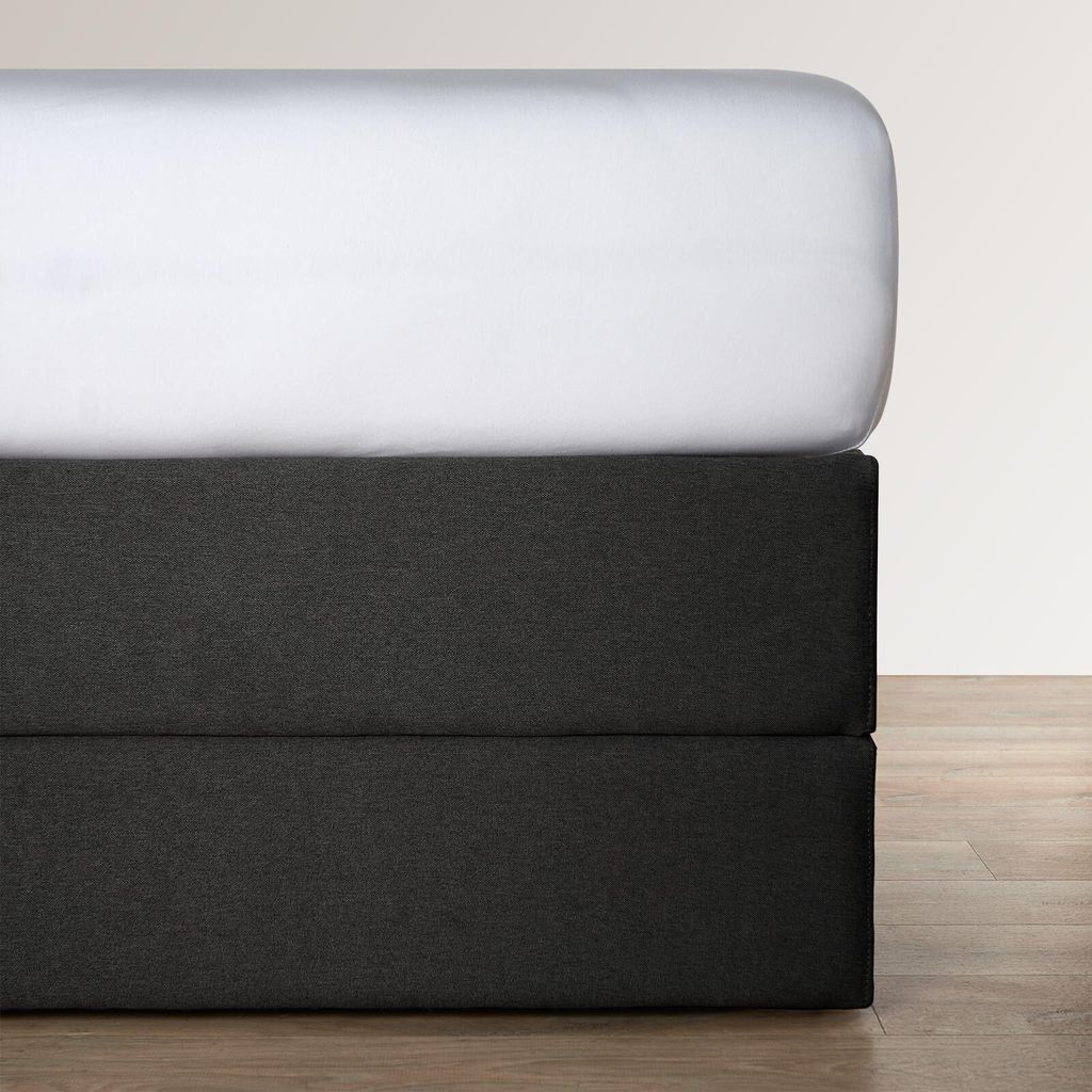 Bettwaren-Shop Jersey-Elasthan Boxspring Spannbettlaken Multi-Stretch für hohe Matratzen 180x200 - 200x220 cm weiss