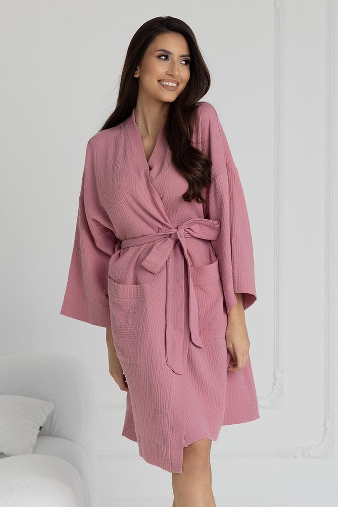 DOLCE SONNO Damen Morgen- und Bademantel 100% Produktbild 