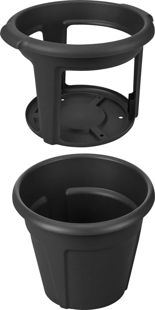 Boîte de conservation pour pommes de terre EDUPLAY noir, ventilée et solide