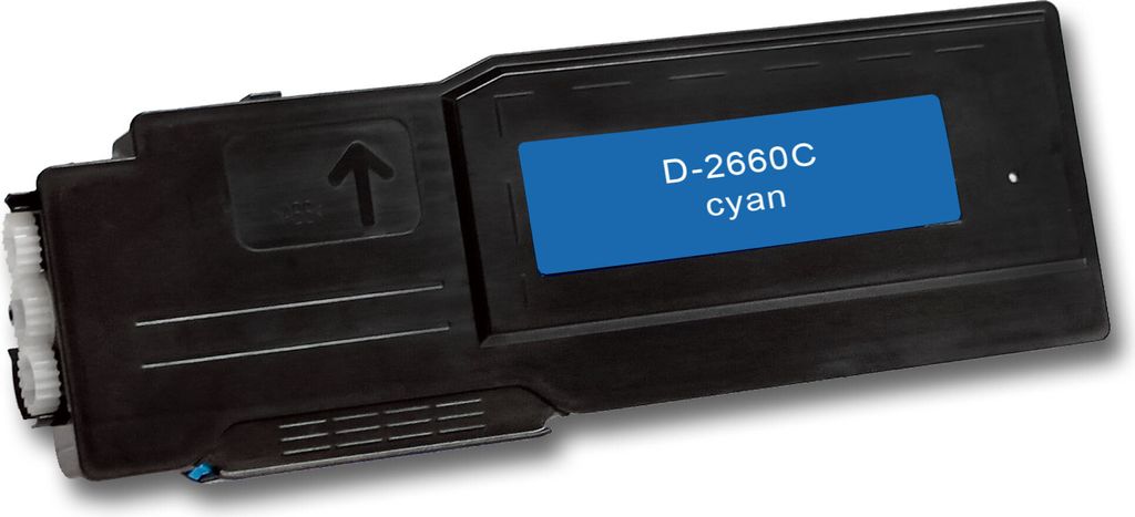 OBV Kompatibel 593-BBBT Toner passend für Dell C2660 C2660dn C2665dnf - cyan 4000 Seiten
