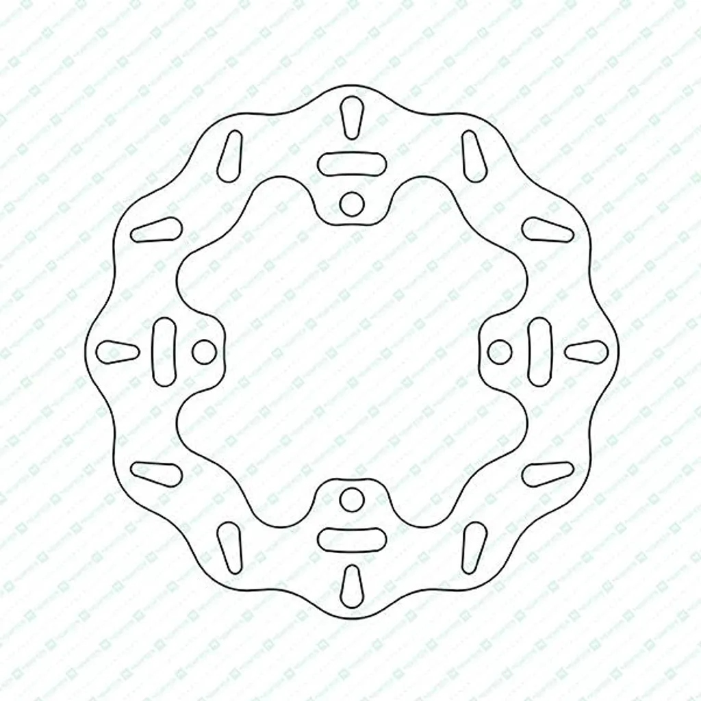 Disque de frein 4 mm d'épaisseur DF5080AW à haute endurance