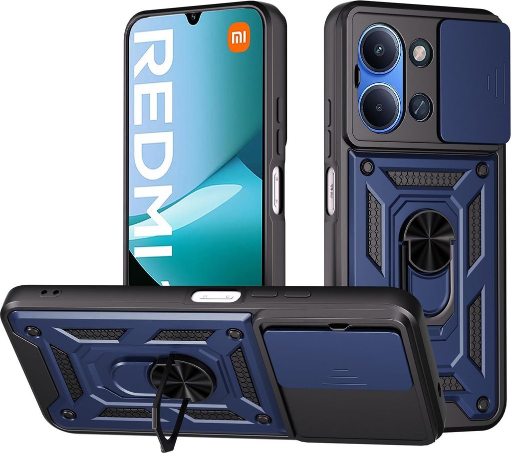 Panzerhülle für Xiaomi Redmi 15C mit Kameraschutz & Produktbild 