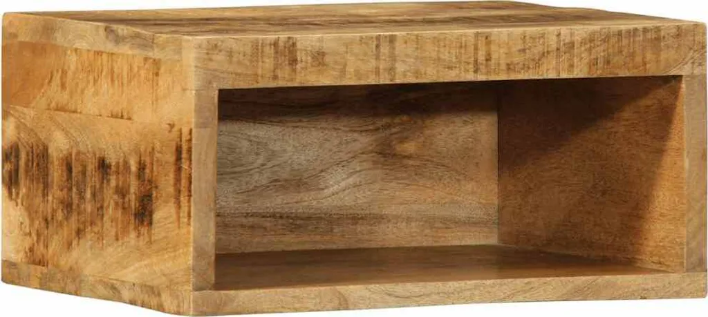 Parete TV 40x30x19 cm in Legno di Mango Grezzo Massello | Design Industrial