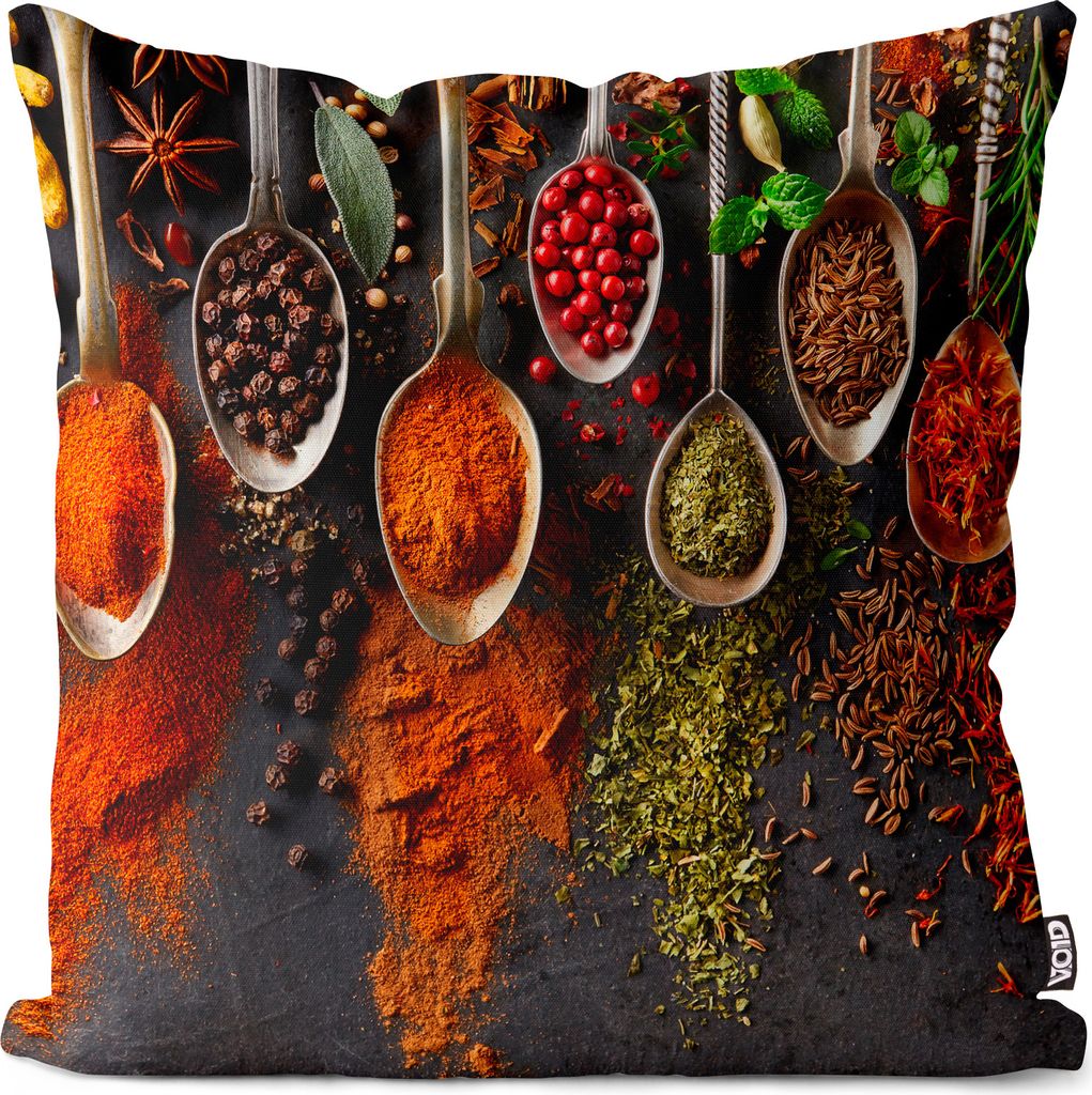 VOID Gewürze Kochen Küche Kissenbezug Kissenhülle Sofakissen Kissen Deko Outdoor-Kissen Dekokissen