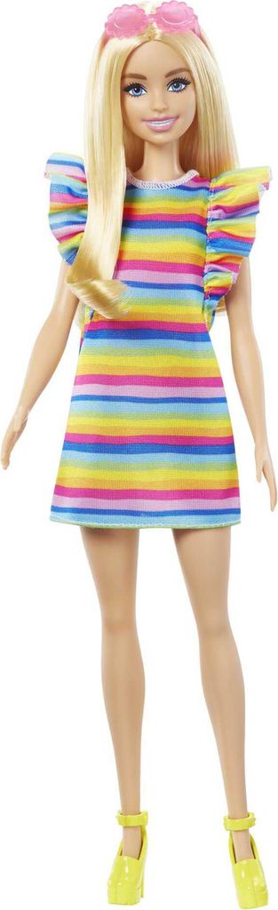 Barbie Fashionistas Puppe - Tiered Dress and Braces Produktbild 