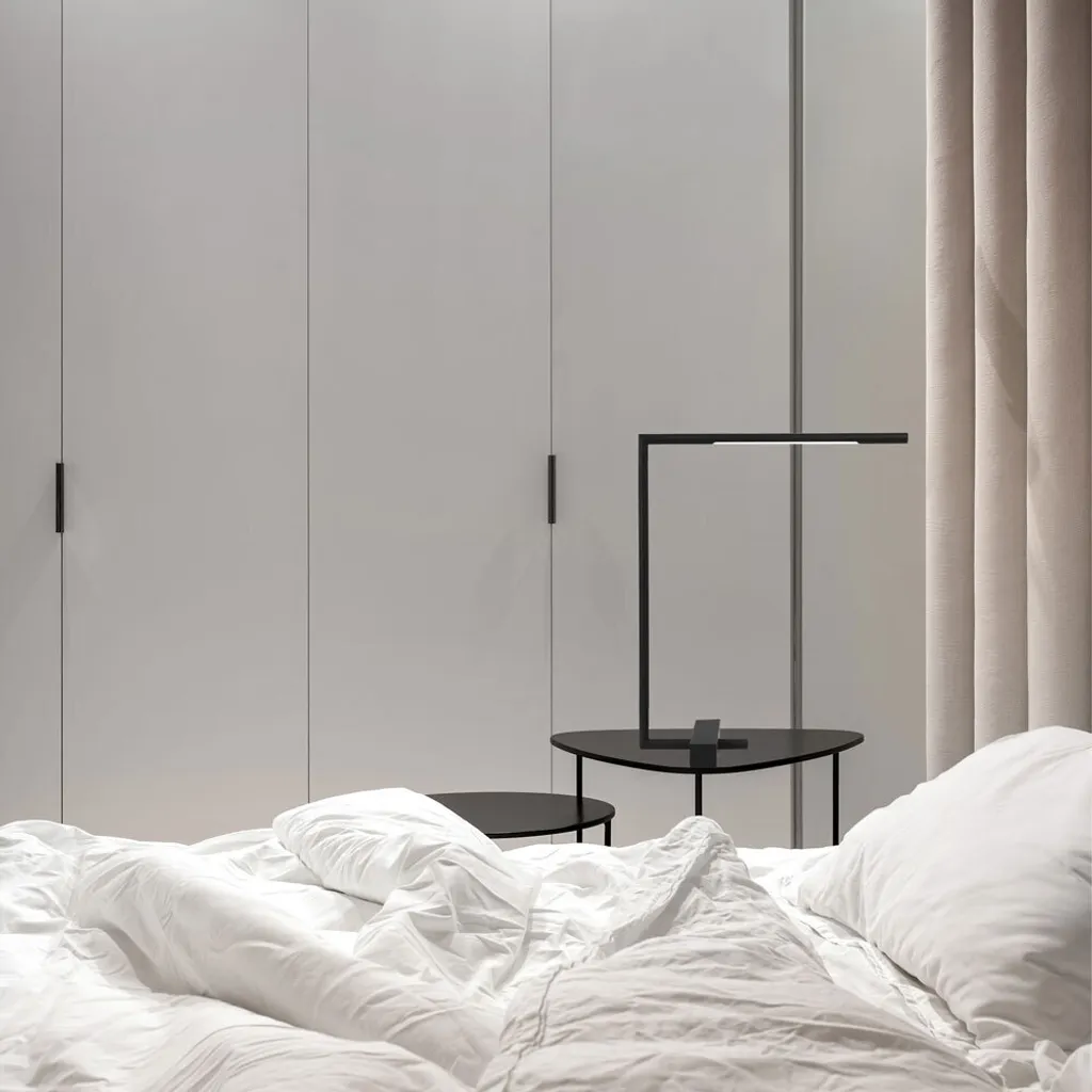 Éclairage de Bureau Anti-Fatigue LED Raccio Noir - Lumière Douce 3000K