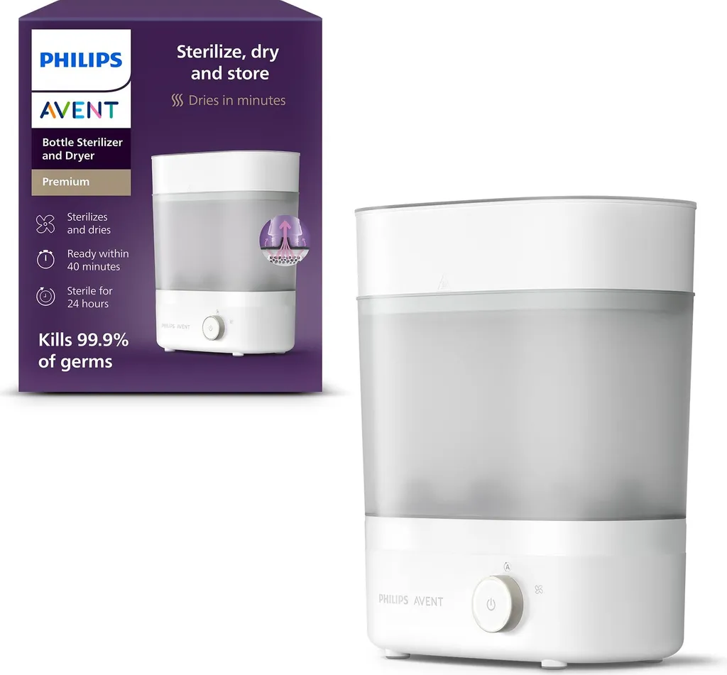 Stérilisateur biberon électrique avec fonction séchage Philips AVENT